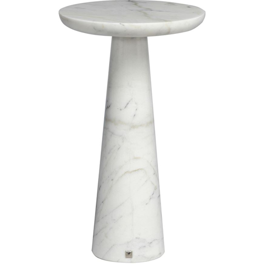 Picture of ROCI side table white - dia 35cm