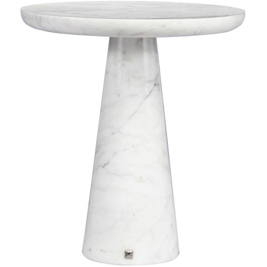 Picture of ROCI side table white - dia 45cm