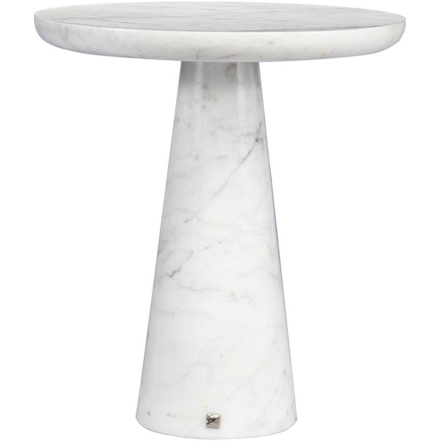 Picture of ROCI side table white - dia 45cm