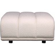 PALERMO footstool white - medium