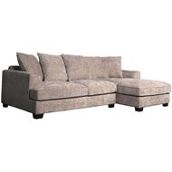 DOCKLANDS 2 seater sofa with right chaise taupe