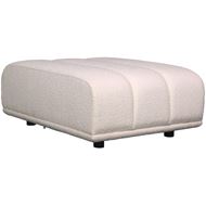 PALERMO footstool white - medium