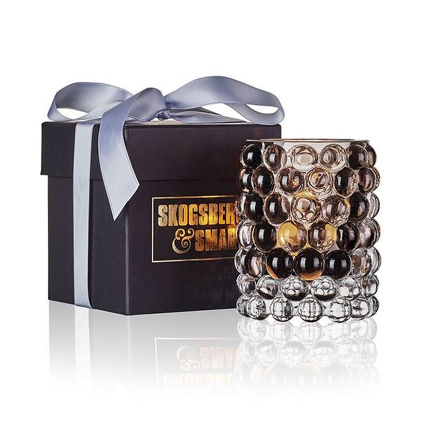 BOULE hurricane grey - H12cm