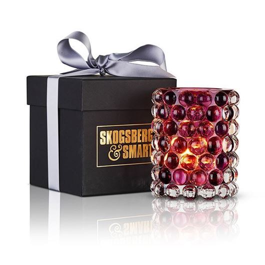 BOULE hurricane purple - H12cm