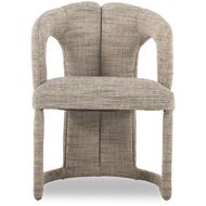 SHELLY dining armchair brown