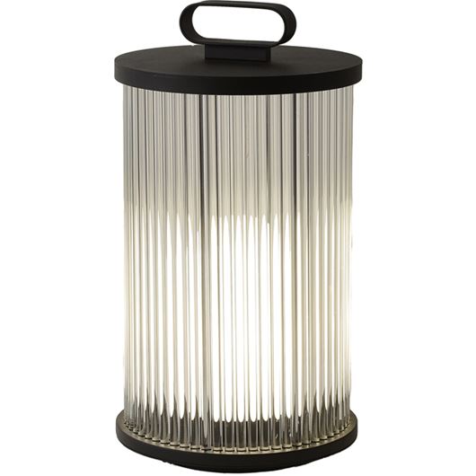 Picture of ALICANTE table lamp clear/black - H40cm
