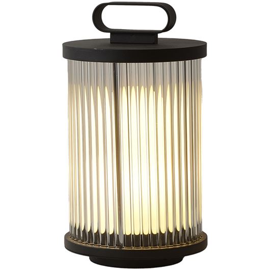 Picture of ALICANTE table lamp clear/black - H30cm