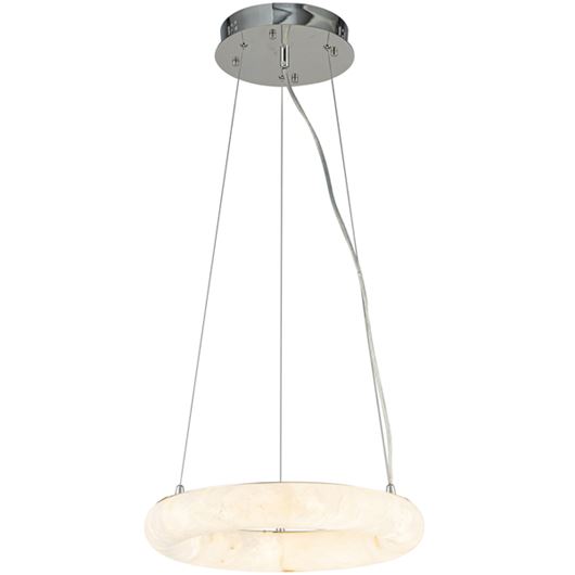 Picture of ALABASTER pendant lamp white - dia 40cm