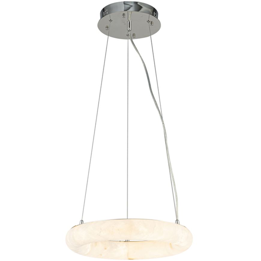 Picture of ALABASTER pendant lamp white - dia 40cm