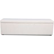 CATANIA storage stool white - 160x40cm