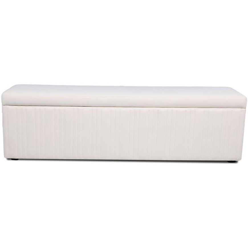 CATANIA storage stool white - 160x40cm