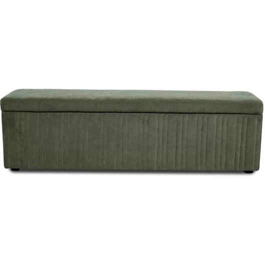 CATANIA storage stool green - 160x40cm