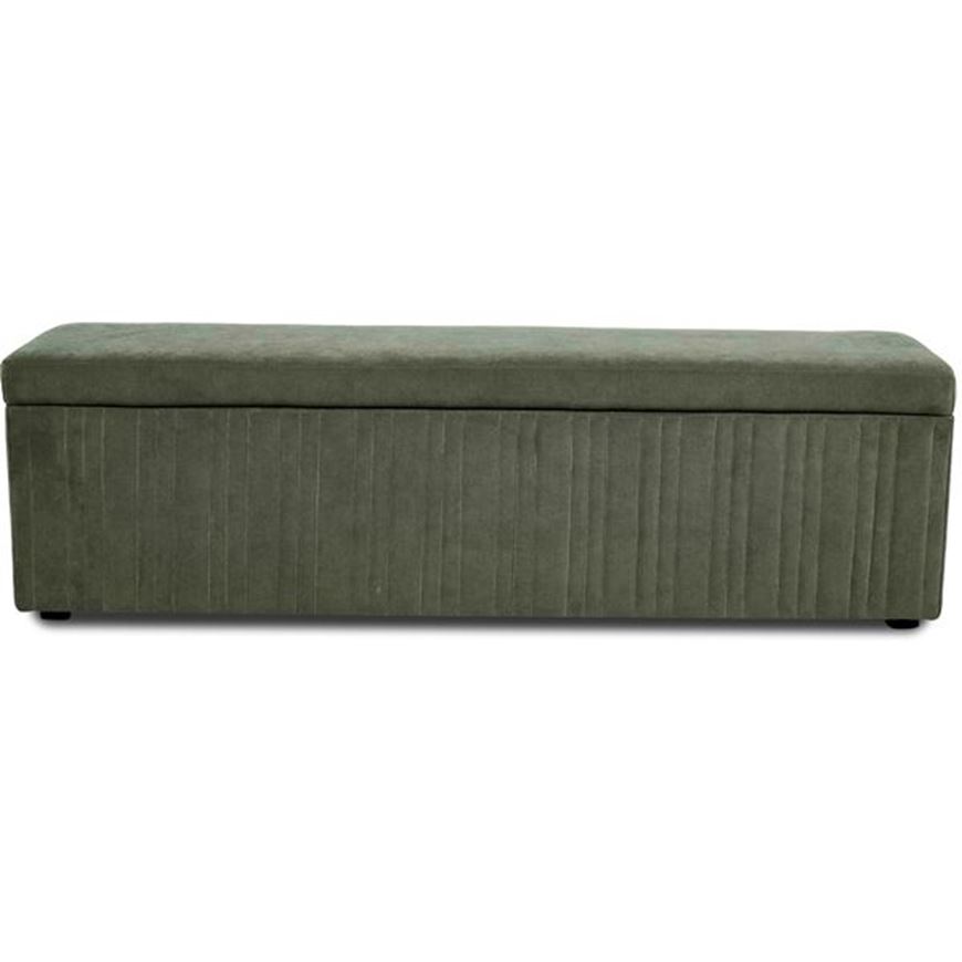 CATANIA storage stool green - 160x40cm