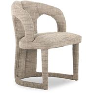 SHELLY dining armchair brown