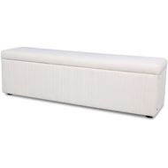 CATANIA storage stool white - 160x40cm