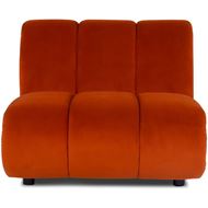 POSTO armless modular chair rust