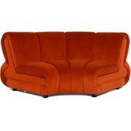 POSTO corner modular chair rust