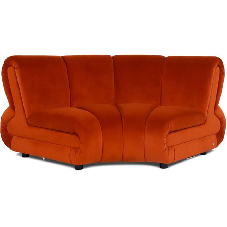 POSTO corner modular chair rust