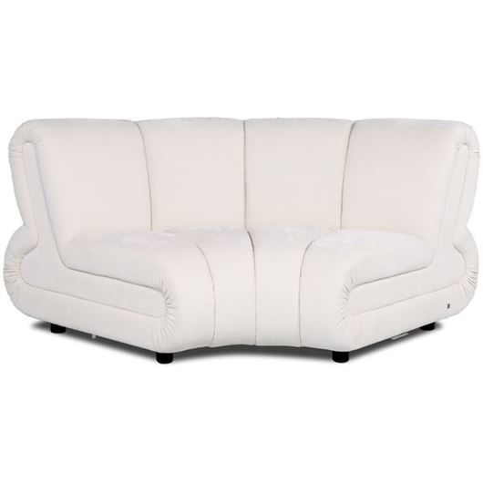 POSTO corner modular chair white