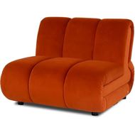 POSTO armless modular chair rust