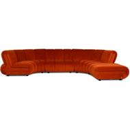 POSTO corner modular chair rust