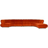 POSTO corner modular chair rust