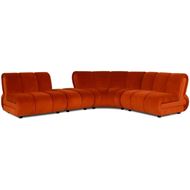 POSTO corner modular chair rust