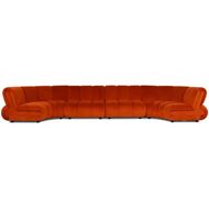 POSTO corner modular chair rust