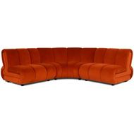POSTO corner modular chair rust
