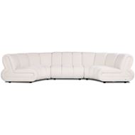 POSTO armless modular chair white