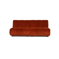 POSTO armless modular chair rust