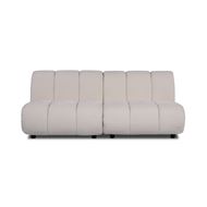 POSTO armless modular chair white