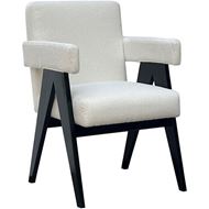BYRON dining armchair white
