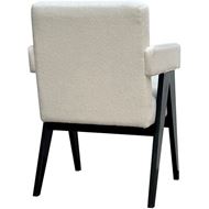 BYRON dining armchair white
