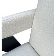 BYRON dining armchair white