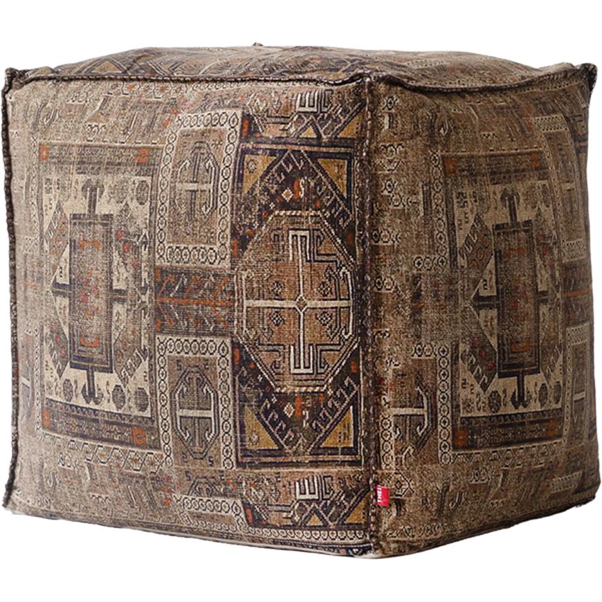 Picture of SHIRVAN pouf brown - 50x50cm