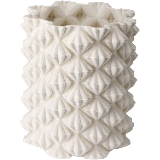 Picture of GABLE vase white - H27cm
