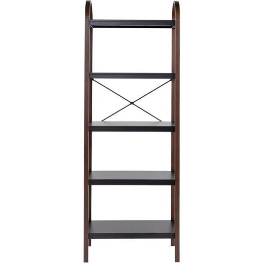 BELLWOOD display unit black/walnut - 170x61cm