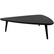 NOIR coffee table black - 138x130cm