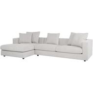 AMBLE 2 seater right arm modular sofa taupe