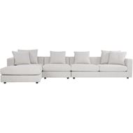 AMBLE 2 seater right arm modular sofa taupe