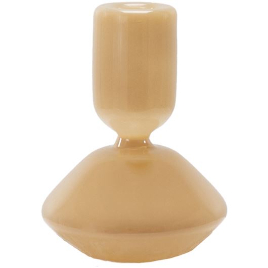 Picture of ETTA candle holder beige - H14cm
