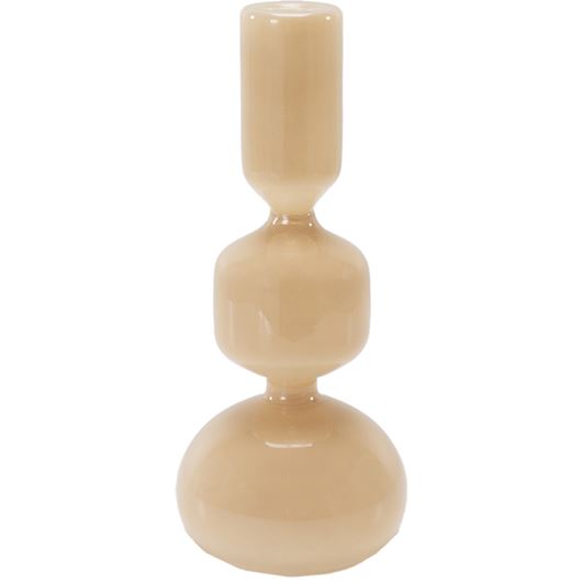 Picture of ETTA candle holder beige - H23cm