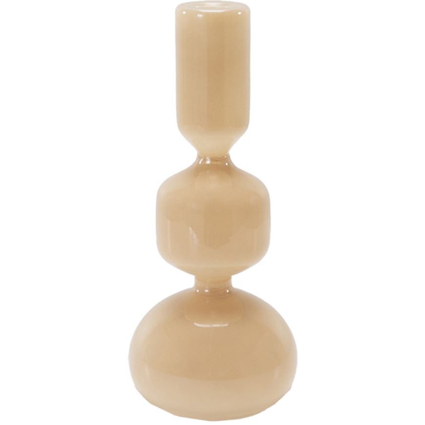 Picture of ETTA candle holder beige - H23cm