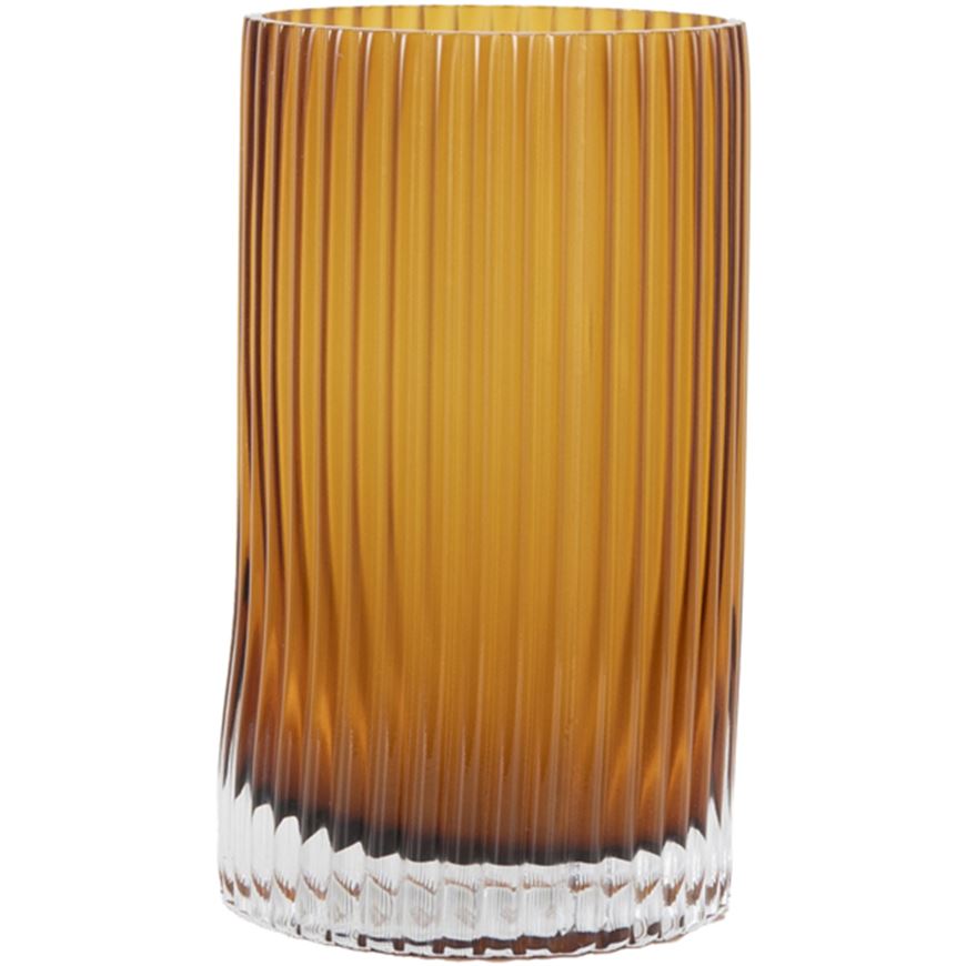 Picture of ELIAN vase amber - H28cm