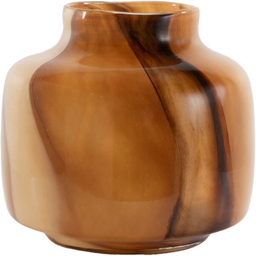 Picture of IAN vase brown - H23cm