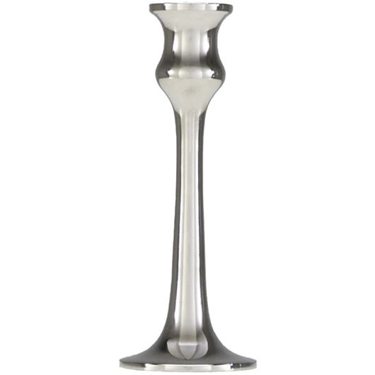 Picture of YAASHI candle holder nickel - H18cm