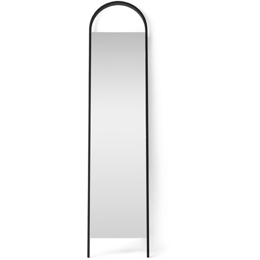 Picture of BELLWOOD floor mirror black - 193x45cm