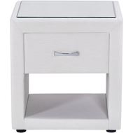 LINO bedside table white
