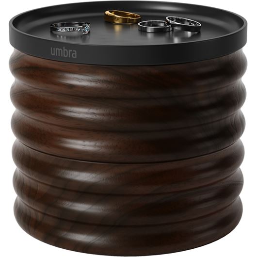 Picture of TESORA storage box black/walnut